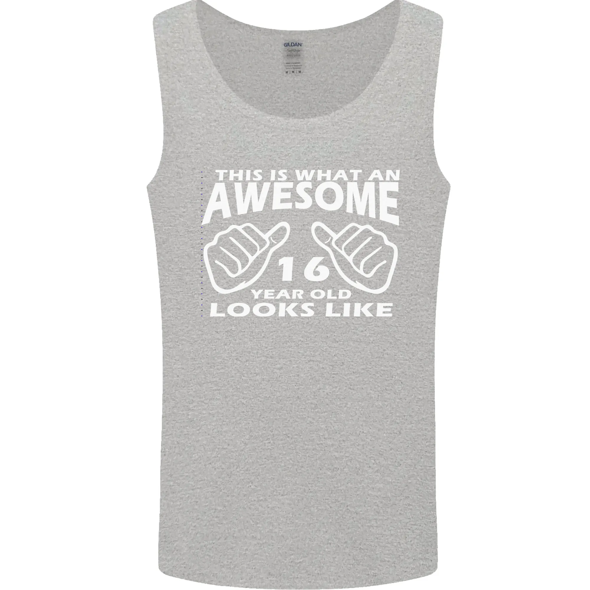 16th Birthday 16 Year Old This Is What Mens Vest Tank Top