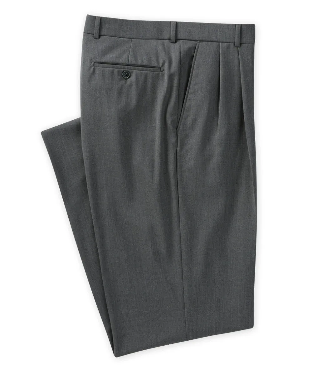 Ballin Pleated Gabardine Trousers