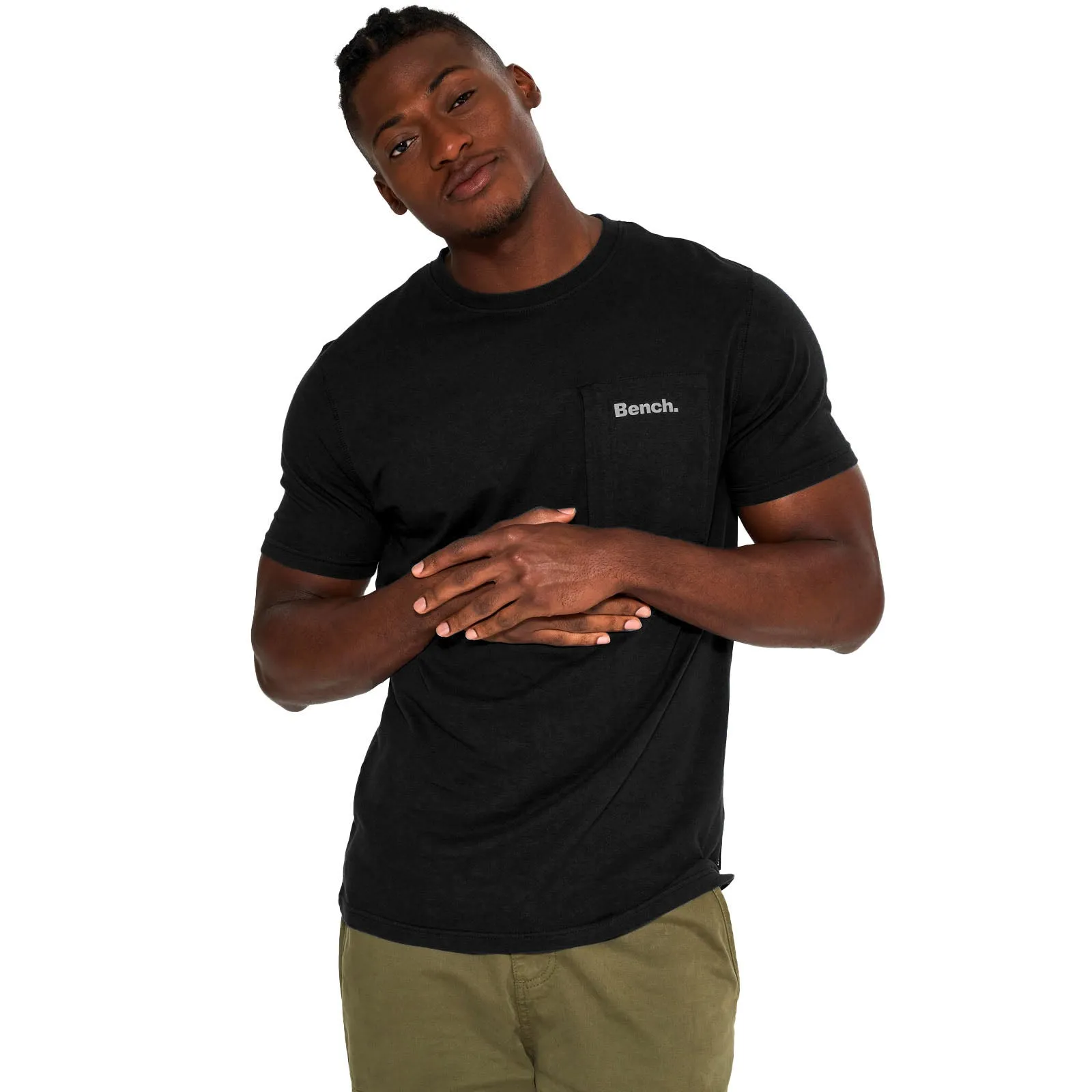 Bench Mens Lapse Short Sleeve Cotton T-Shirt