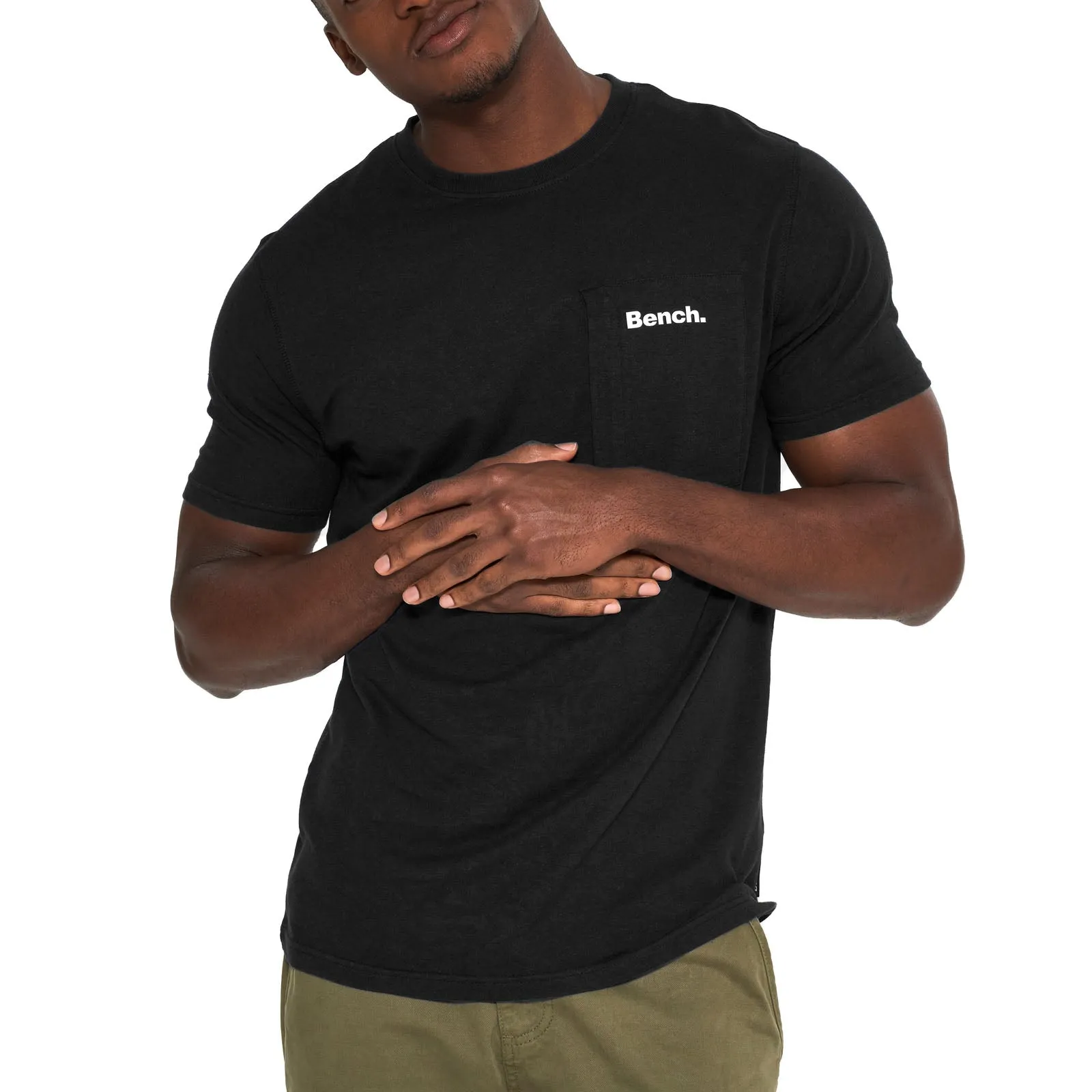 Bench Mens Lapse Short Sleeve Cotton T-Shirt