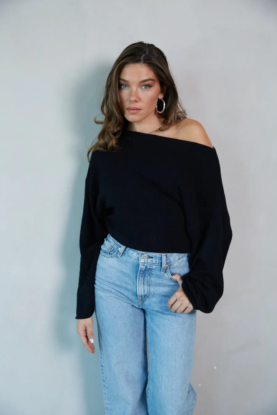 Carmen Off The Shoulder Knit Sweater