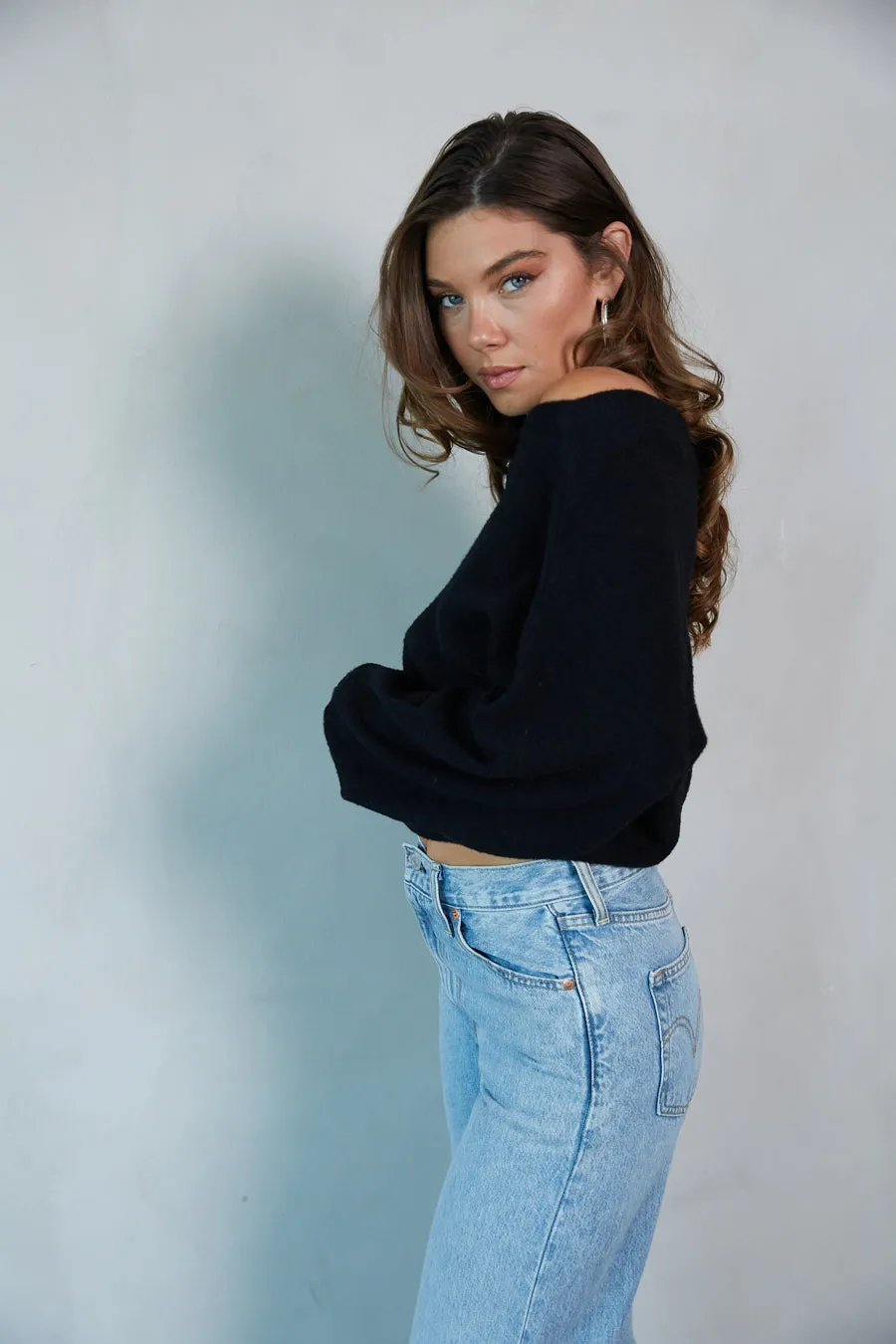 Carmen Off The Shoulder Knit Sweater