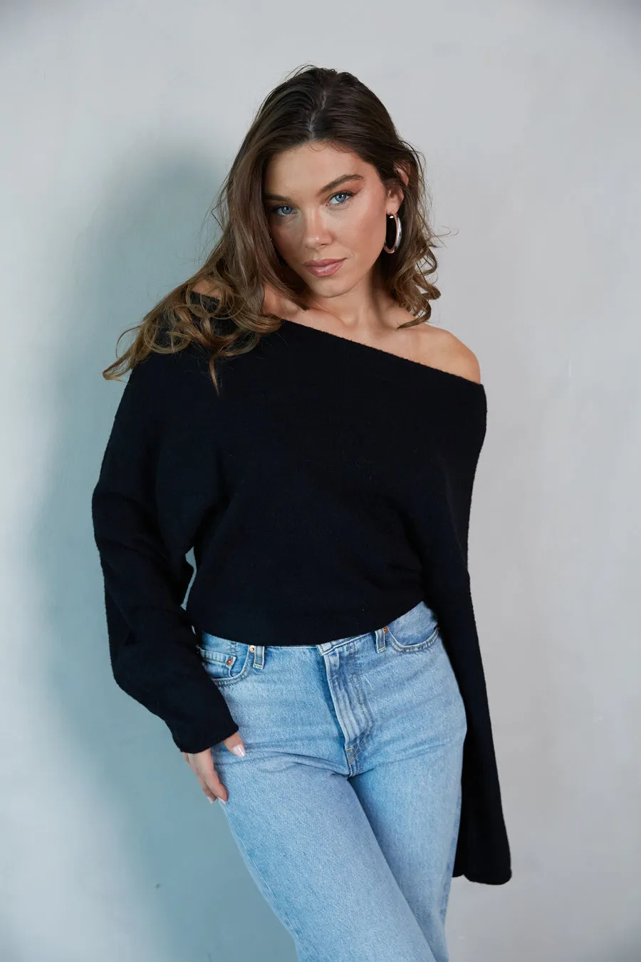 Carmen Off The Shoulder Knit Sweater