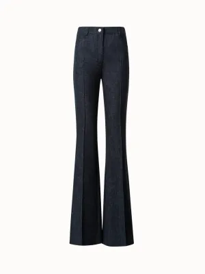 Cotton Denim Stretch Bootcut Pant