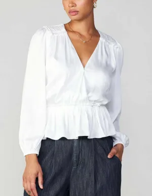 Current Air Peplum Surplus Blouse