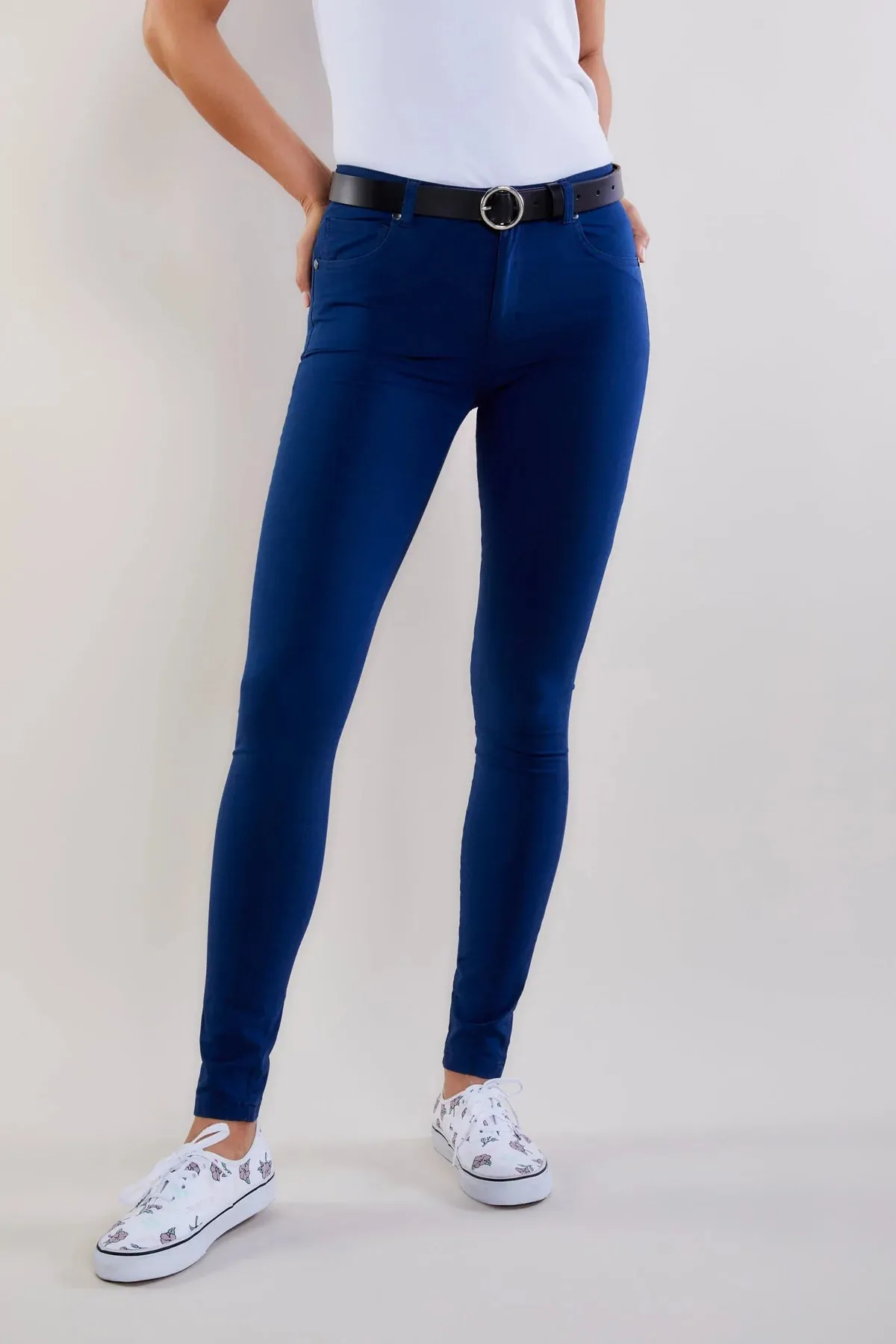 Demi Stretch Denim Jean Pant - Navy