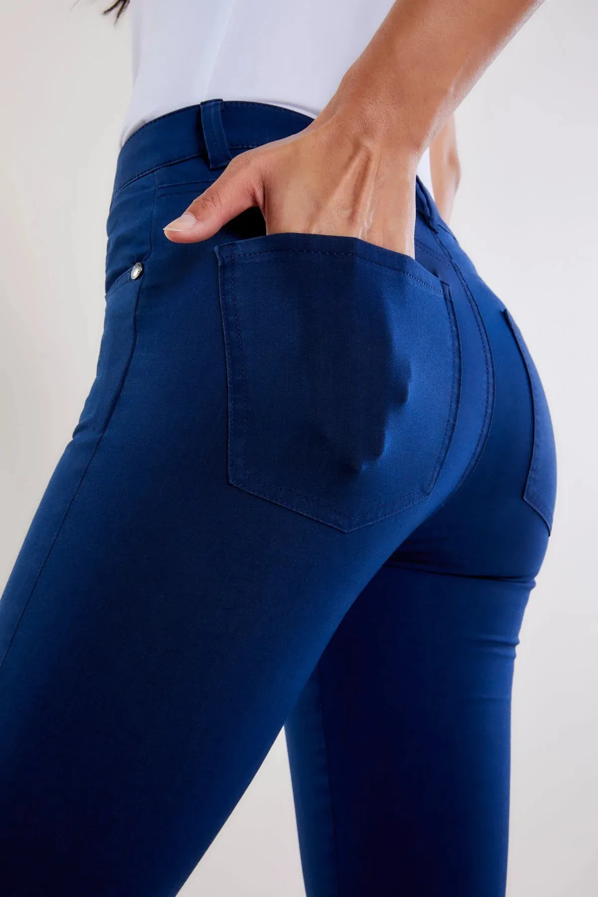 Demi Stretch Denim Jean Pant - Navy