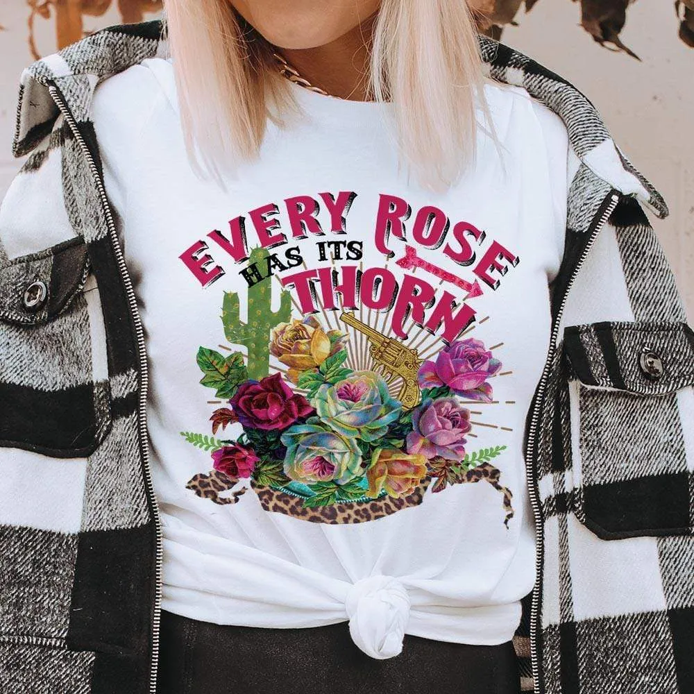 Every Rose Has its Thorn Tee