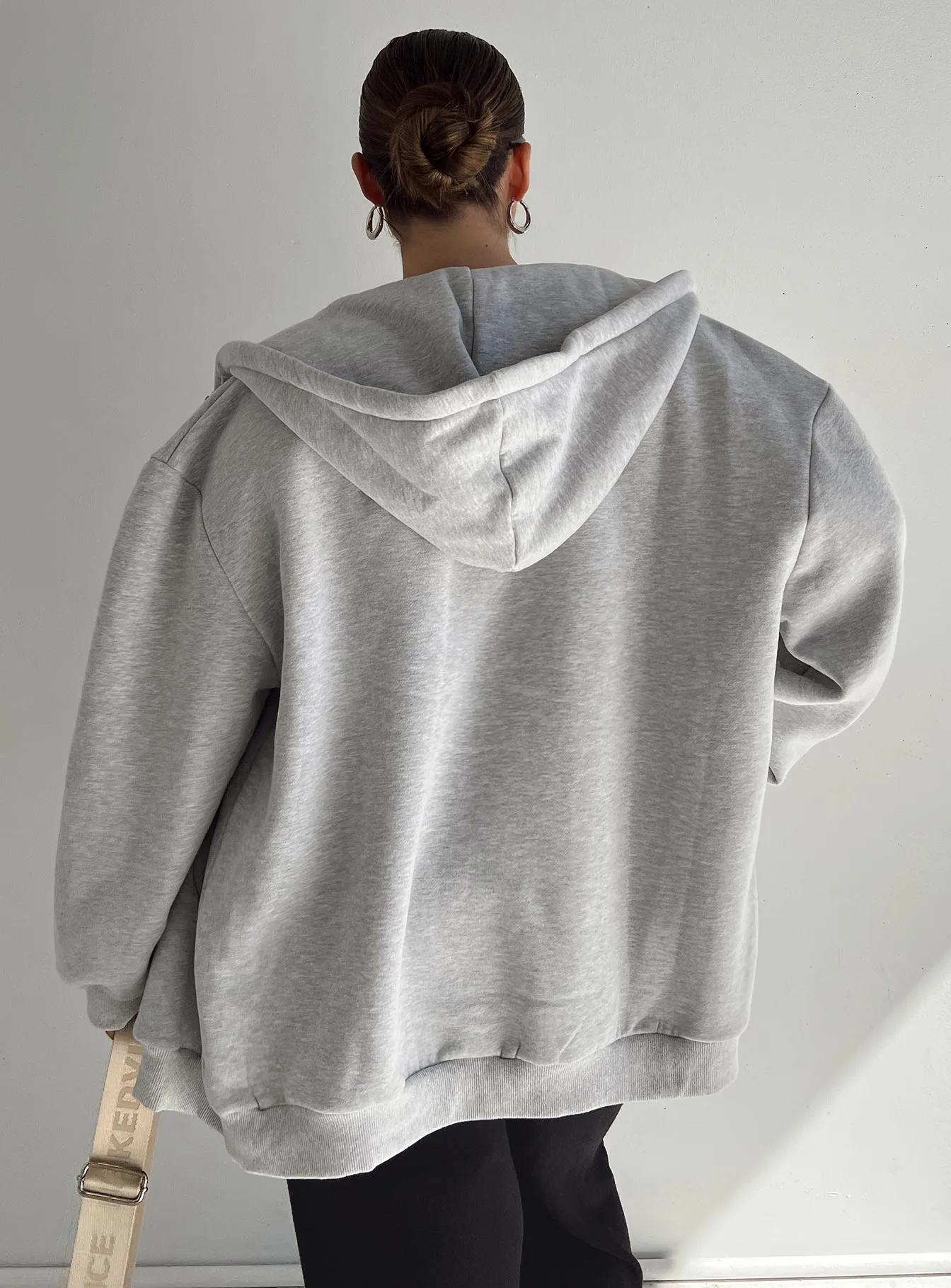 Florida Zip Up Sweatshirt Grey Curve