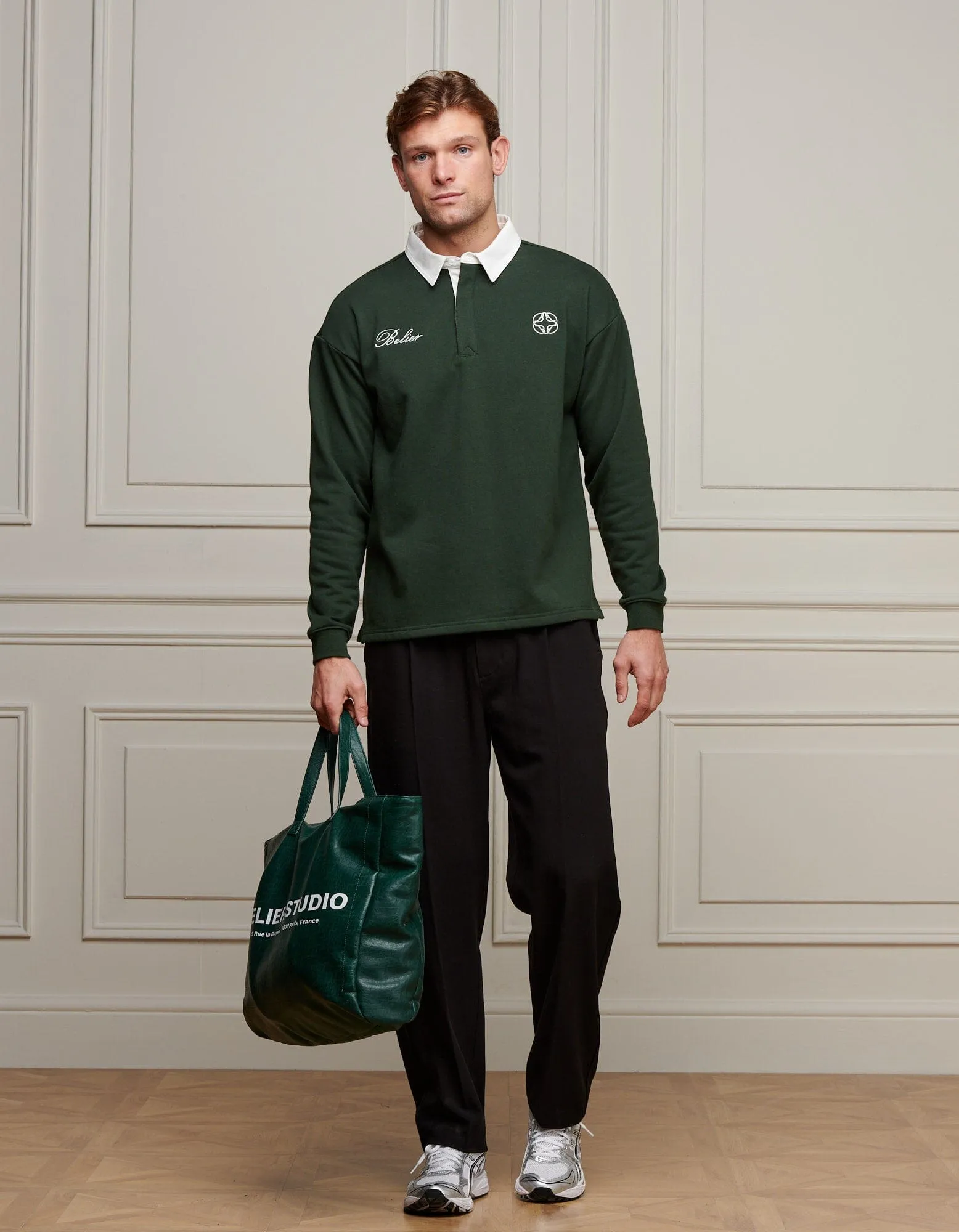 Forest Green Rugby Sweatshirt