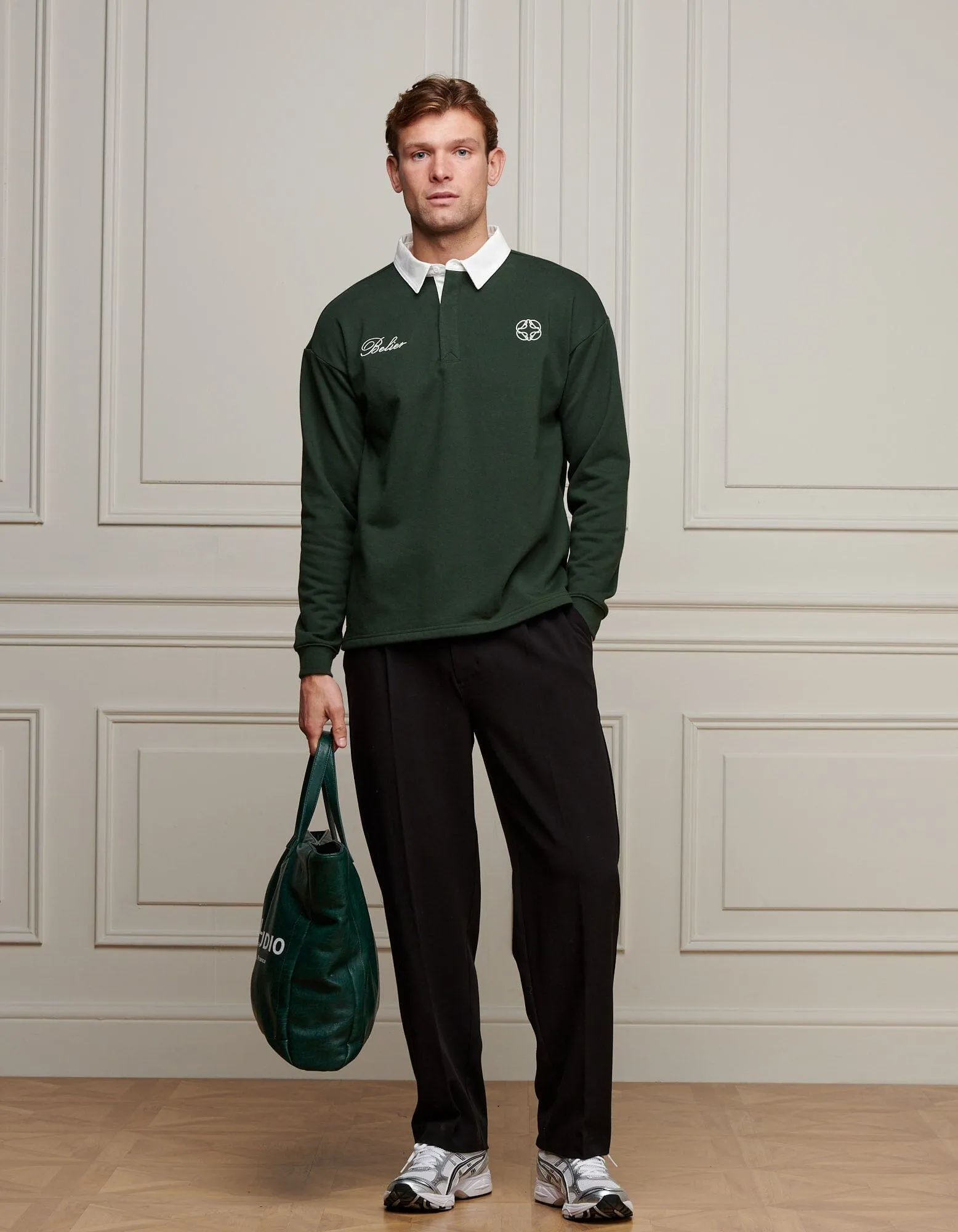 Forest Green Rugby Sweatshirt