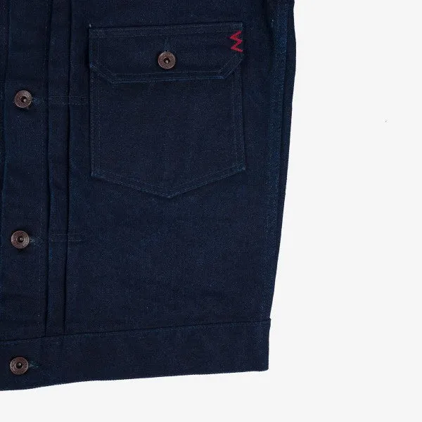 Iron Heart IH-140-IG 19oz Selvedge Denim Type I Jacket - Indigo/Grey