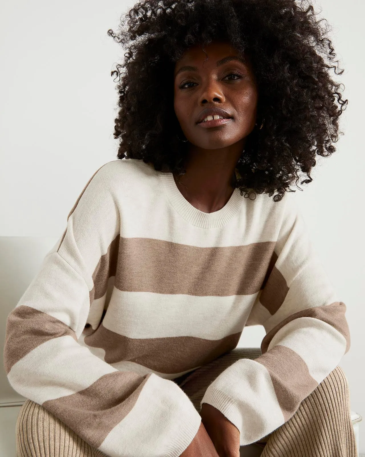 Ivy Cashblend Stripe Sweater