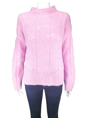 J. Crew, Women's Open-Stitch Sweater, Lilac, New with Tags, Size S