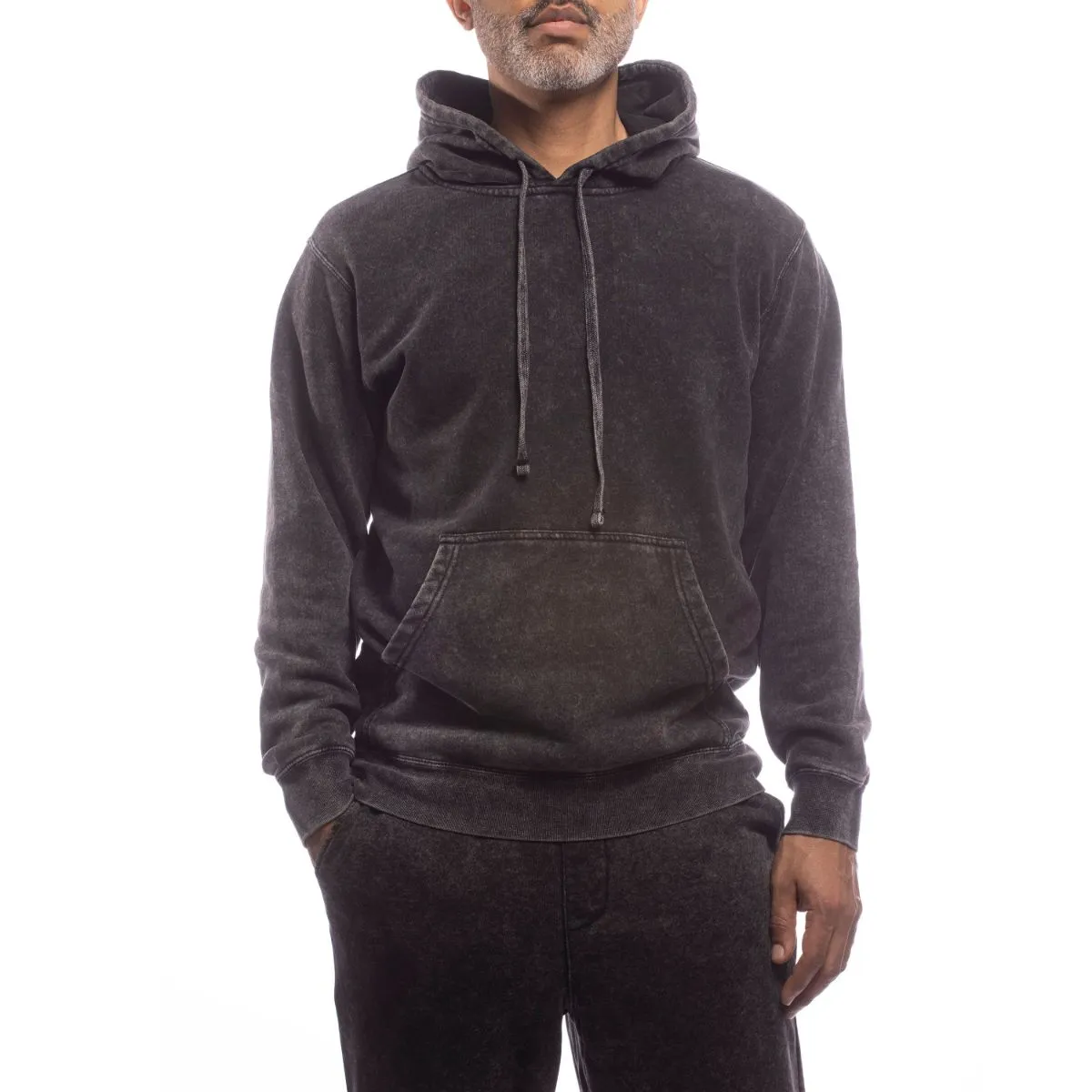 Made For the People Relaxed Upcycled Hoodie in Mineral Black