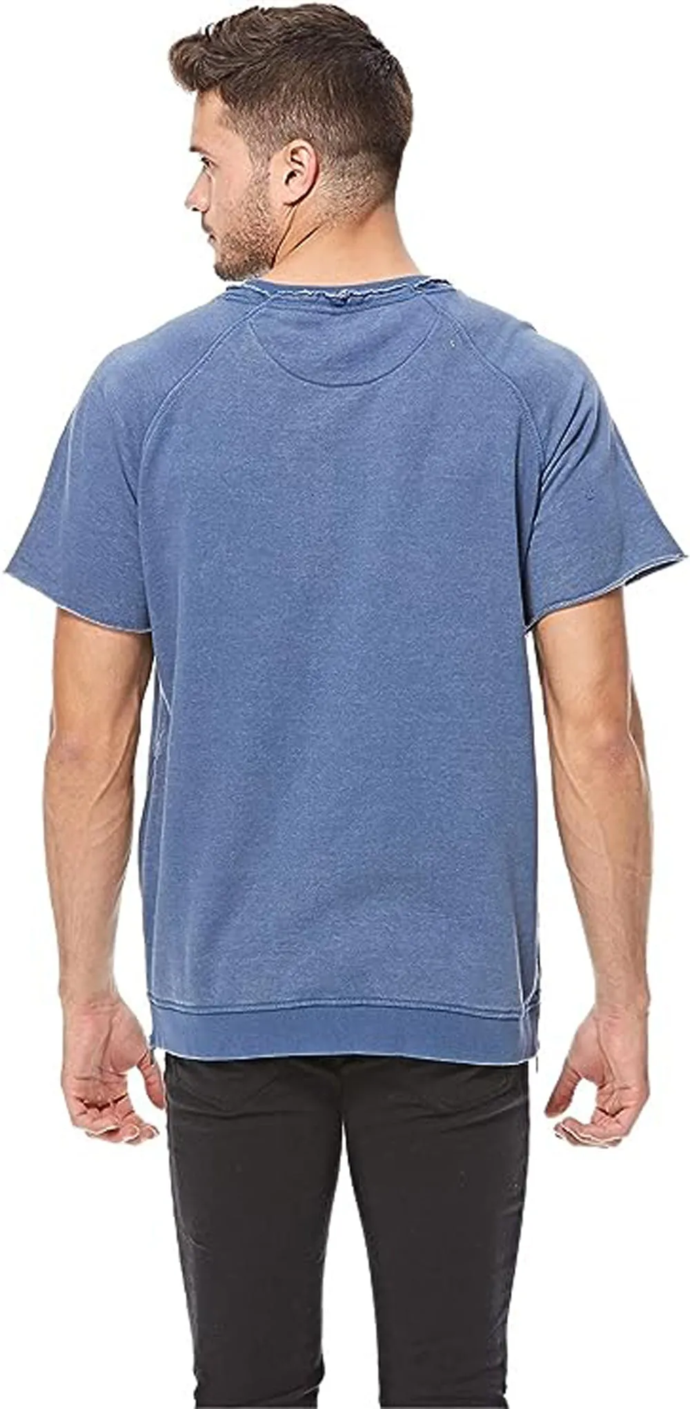 Mens Zip Side Casual Summer T-Shirt