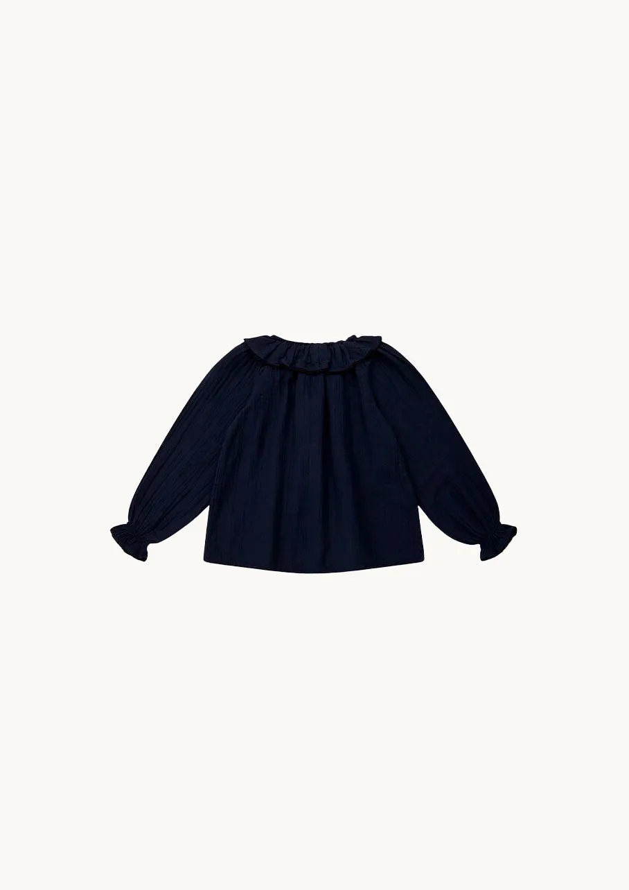 Navy Bluse