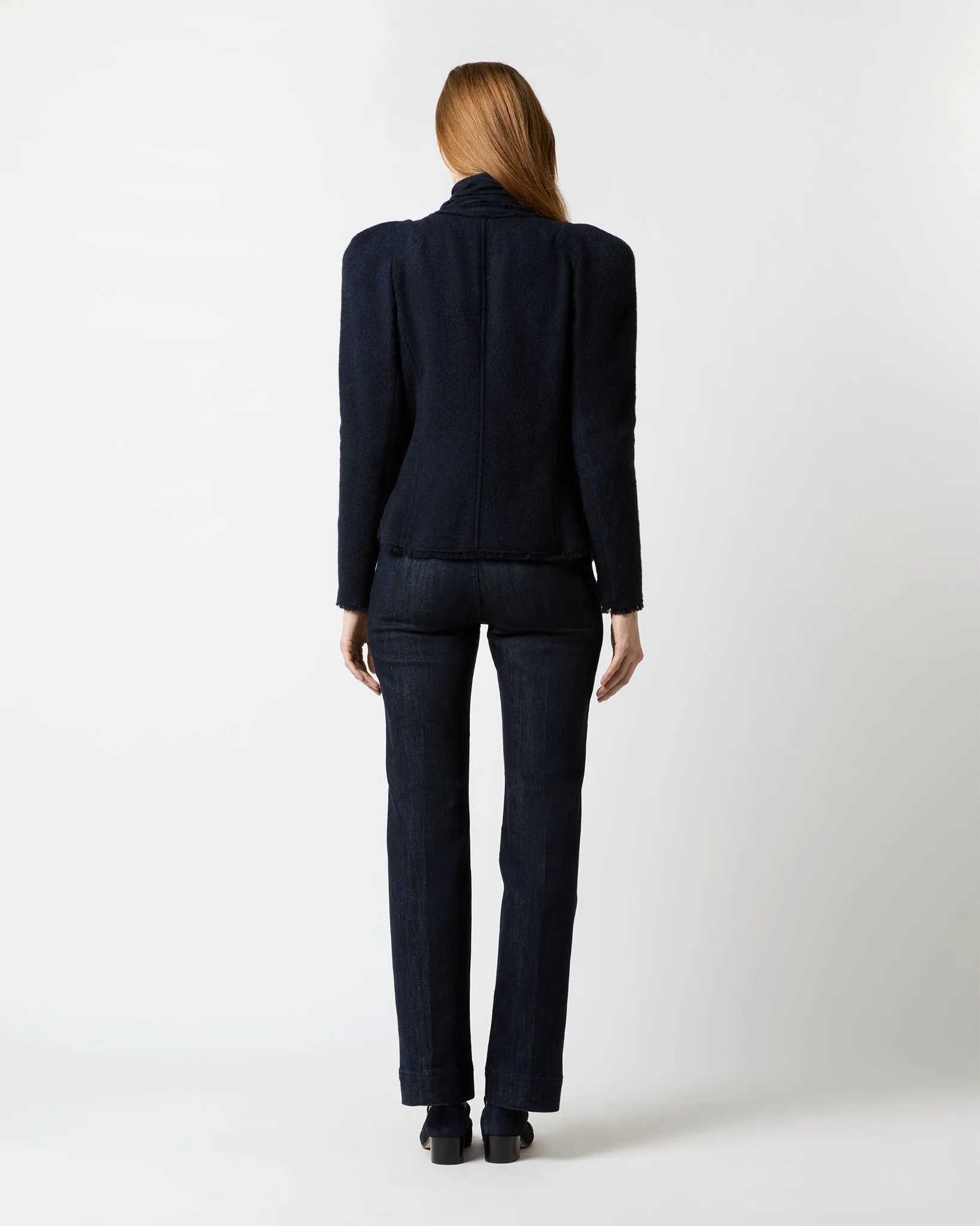 Nelly Wool Overshirt in Midnight