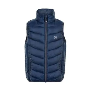 Quilted Packable Vest: Dress Blues