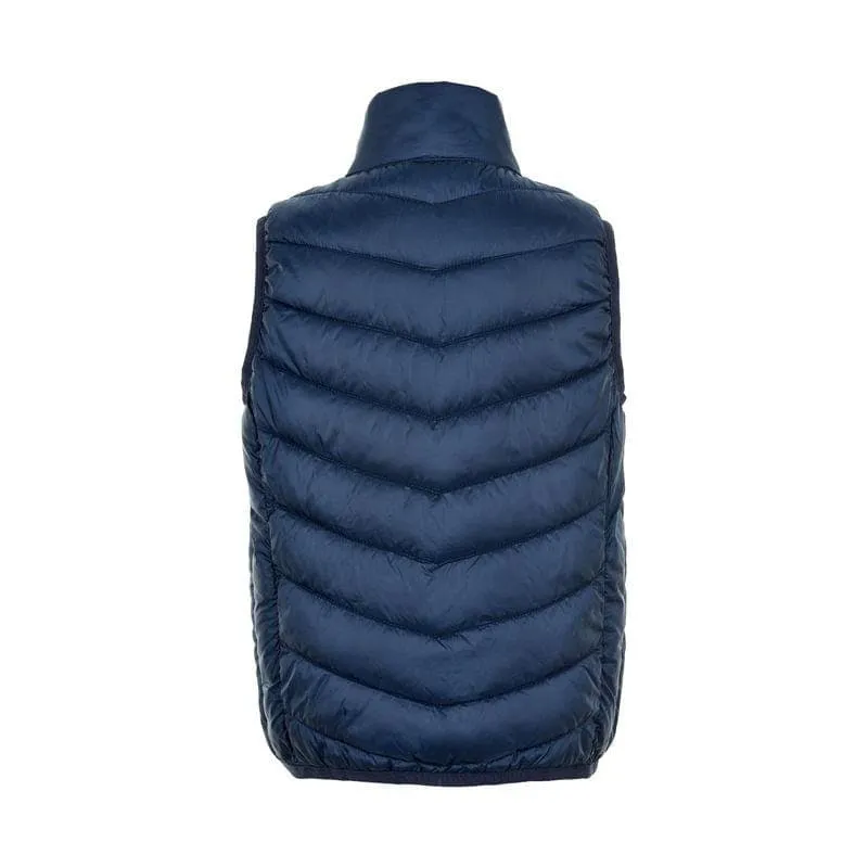 Quilted Packable Vest: Dress Blues