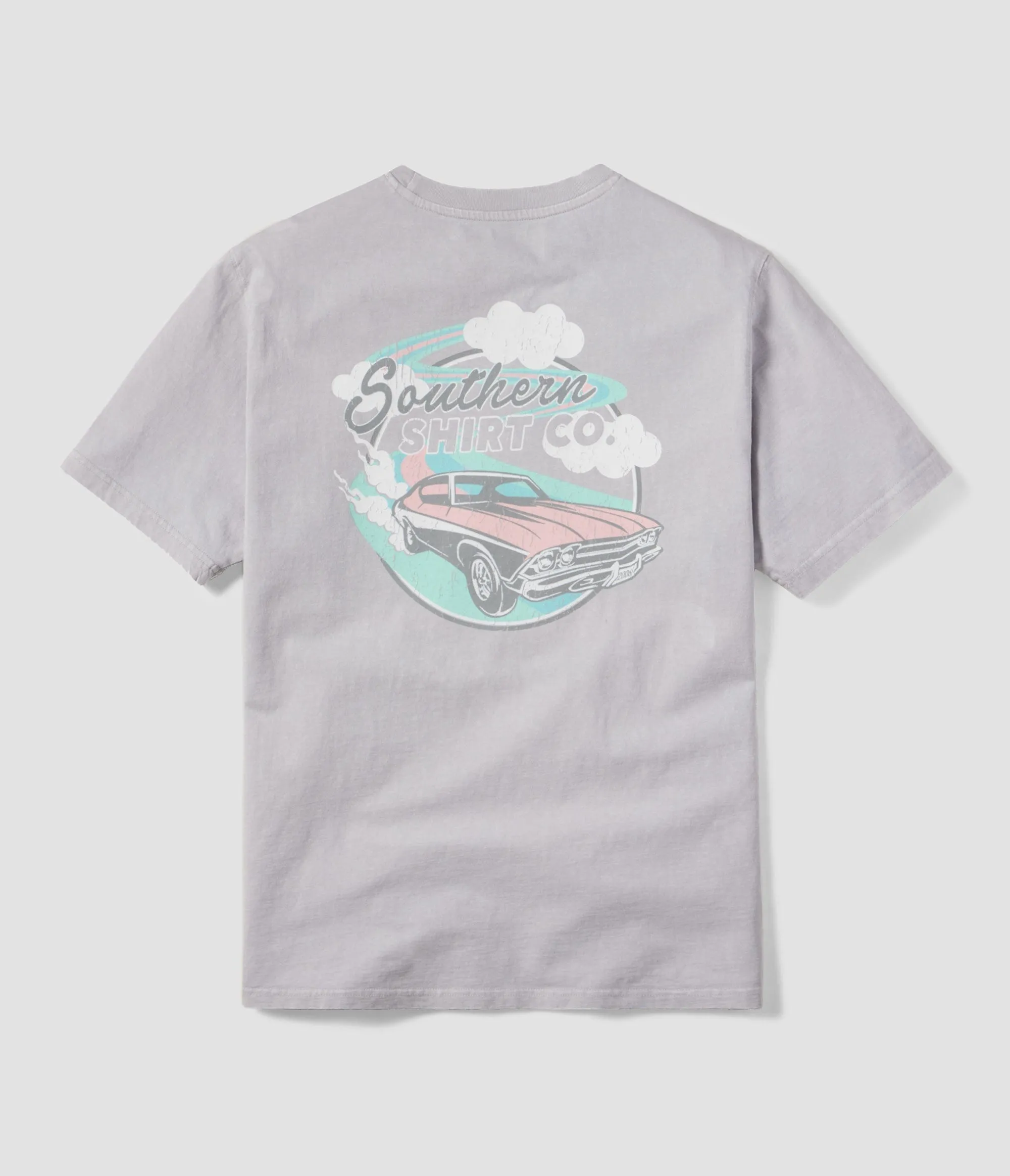 Rainbow Road Tee SS - Hazy Gray