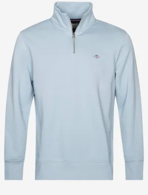 Regular Fit Shield Half Zip Sweat Stormy Sea