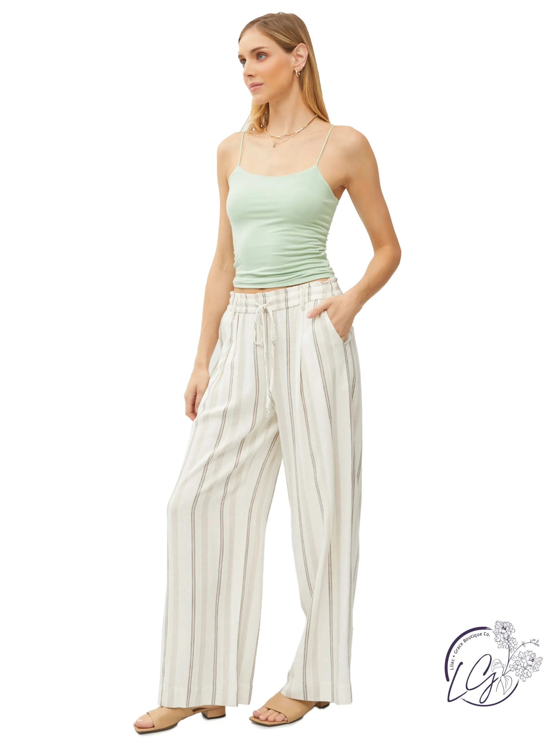 Sea Breeze Linen Pants