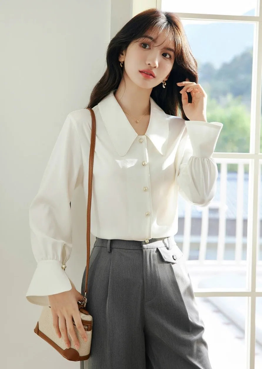 SPRING FRENCH STYLE LONG SLEEVE SHIRT