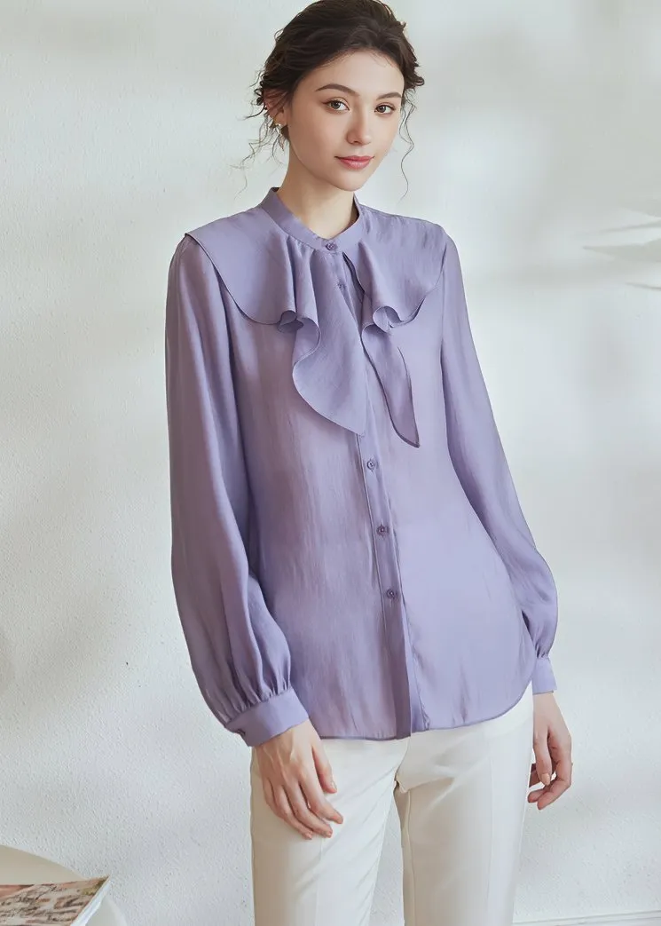 STITCH RUFFLE SHIRT