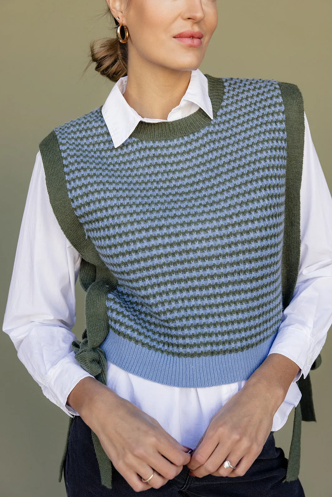 The Caitlyn Side Tie Vest