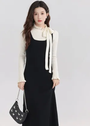 TIGHT TWO-PIECE KNIT DRESS