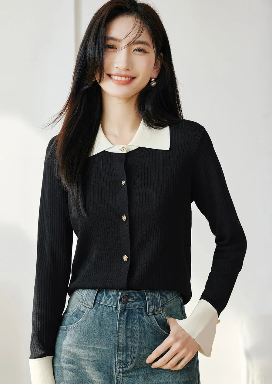 TWO PIECE KNIT CARDIGAN